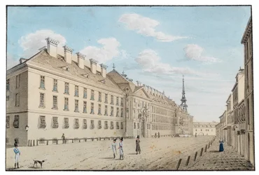 Das Savoysche Stiftsgebäude auf der Laimgruben